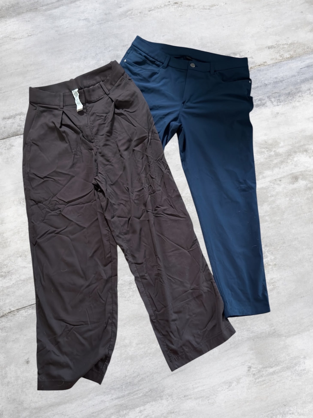 Lululemon Duo Blue and Brown Casual Pants - Classic Comfort